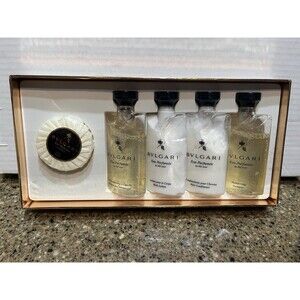Bvlgari hotel amenity set Shampoo Conditioner Body Wash/Lotion Body Milk Soap